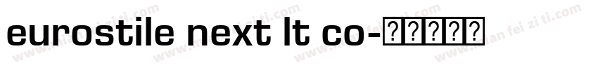 eurostile next lt co字体转换